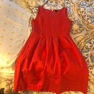 J. Crew red dress